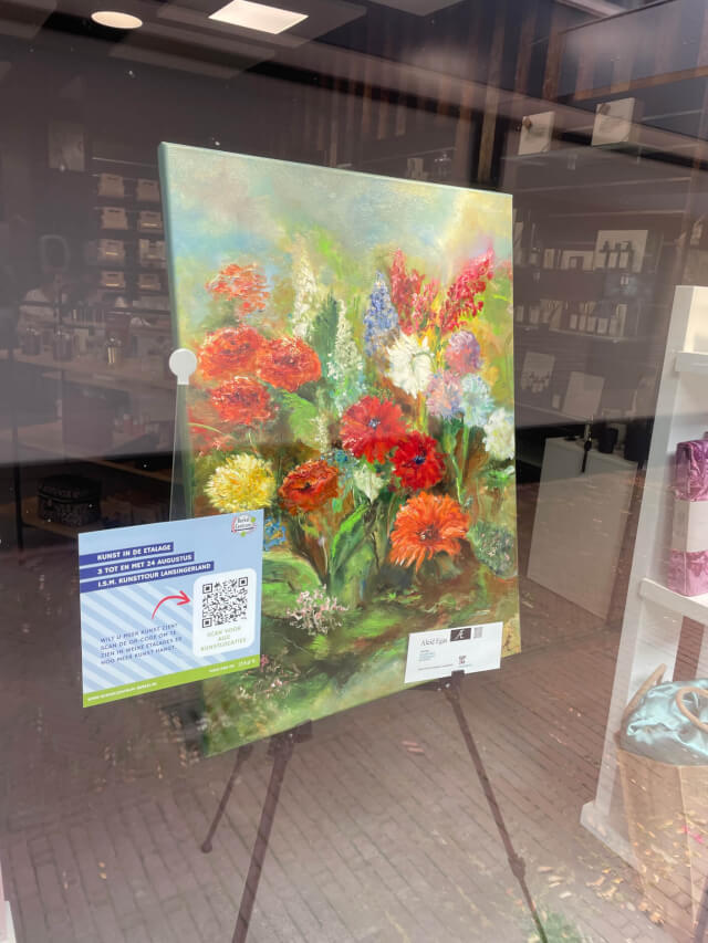 Kunst in de etalage