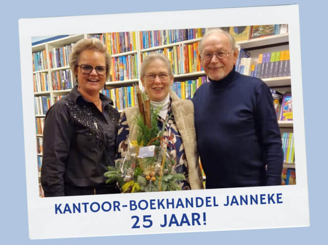 25 jaar in Berkel Centrum: Kantoor-boekhandel Janneke